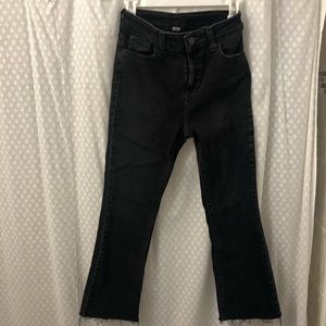 UO Black Kick Flare Jeans sz 25